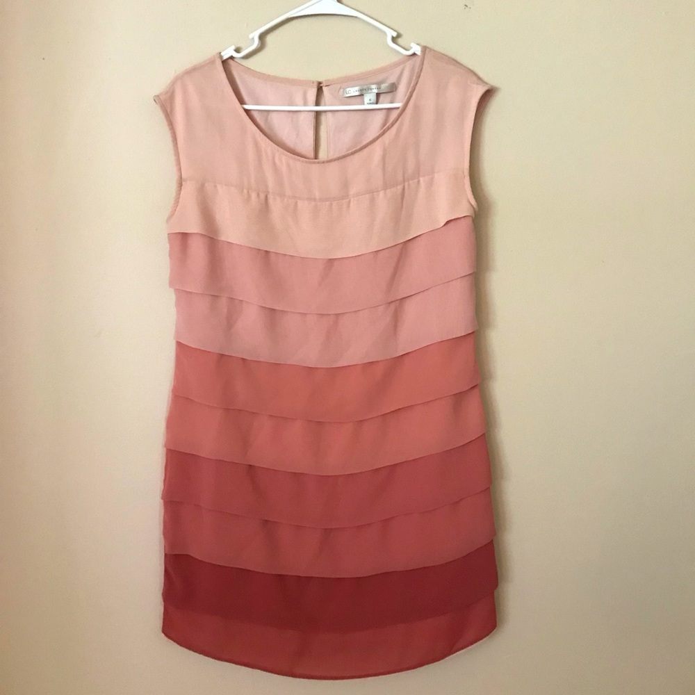 Lauren Conrad Tiered Ombré Ruffle Dress